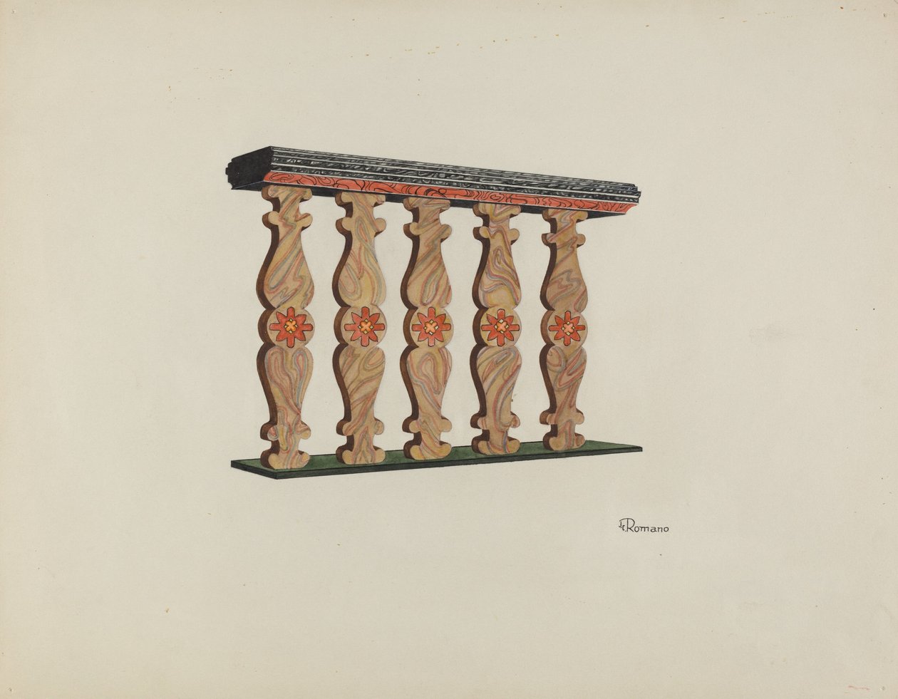 Balaustra del coro da Josephine C. Romano