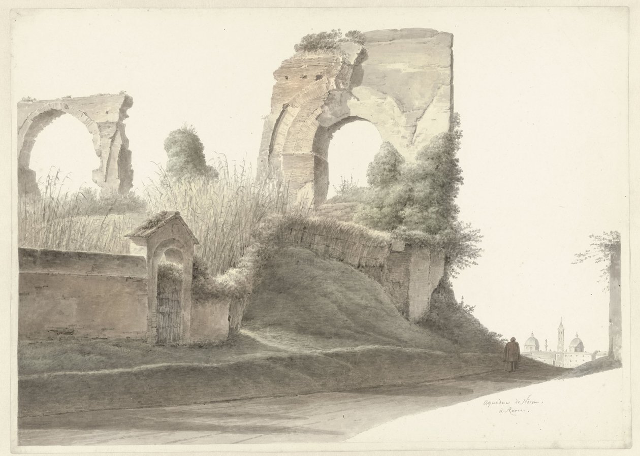 Acquedotto di Nerone a Roma da Josephus Augustus Knip
