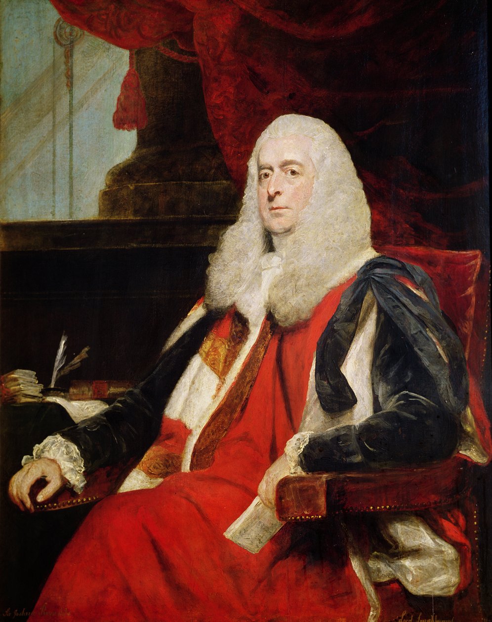 Alexander Loughborough, conte Rosslyn e Lord Cancelliere, 1785 da Joshua Reynolds