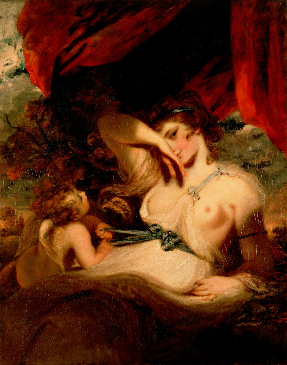 Cupido che scioglie la zona di Venere da Joshua Reynolds