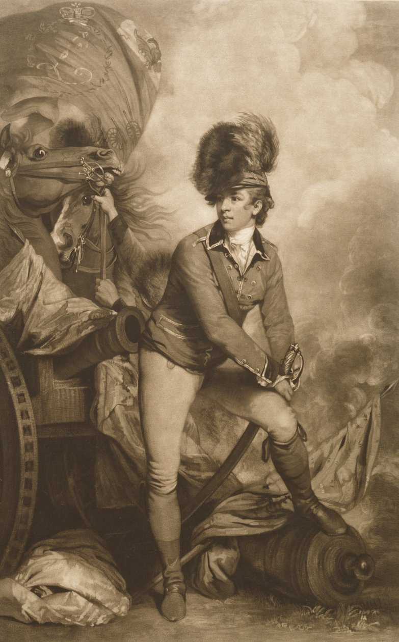 Tenente colonnello Banastre Tarleton da Joshua Reynolds