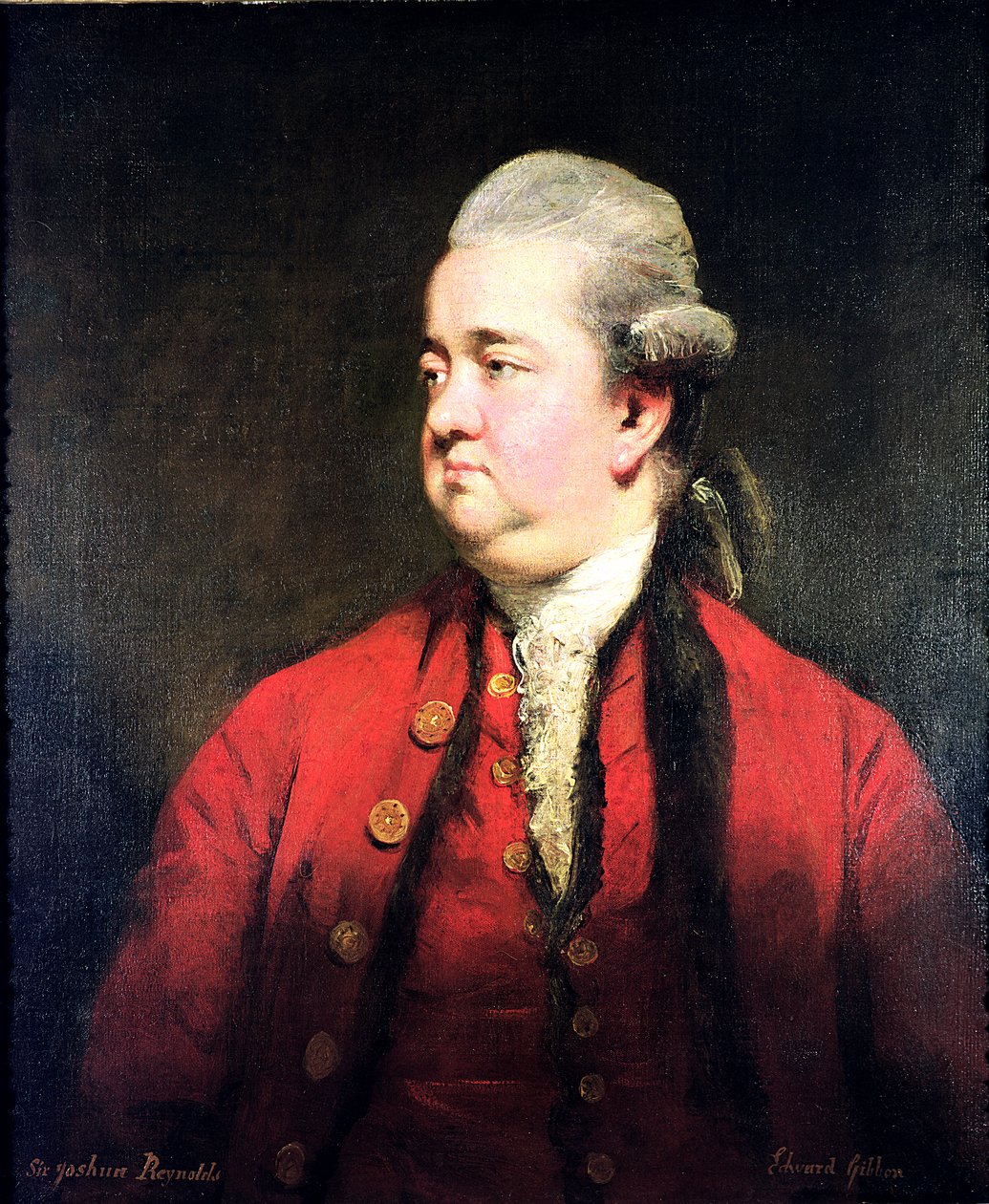 Ritratto di Edward Gibbon, c.1779 da Joshua Reynolds