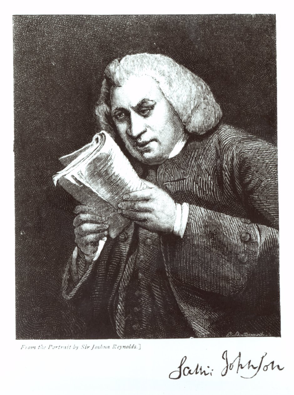 Samuel Johnson (1709-84) da Joshua Reynolds