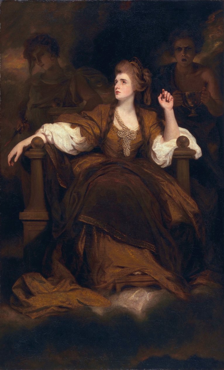 Sarah Siddons come la Musa Tragica da Joshua Reynolds