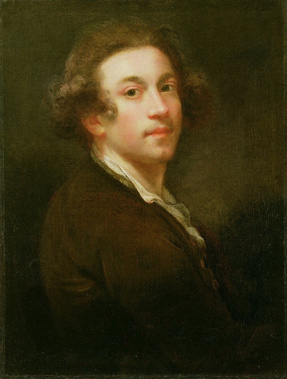Autoritratto, guardando oltre la spalla destra da Joshua Reynolds