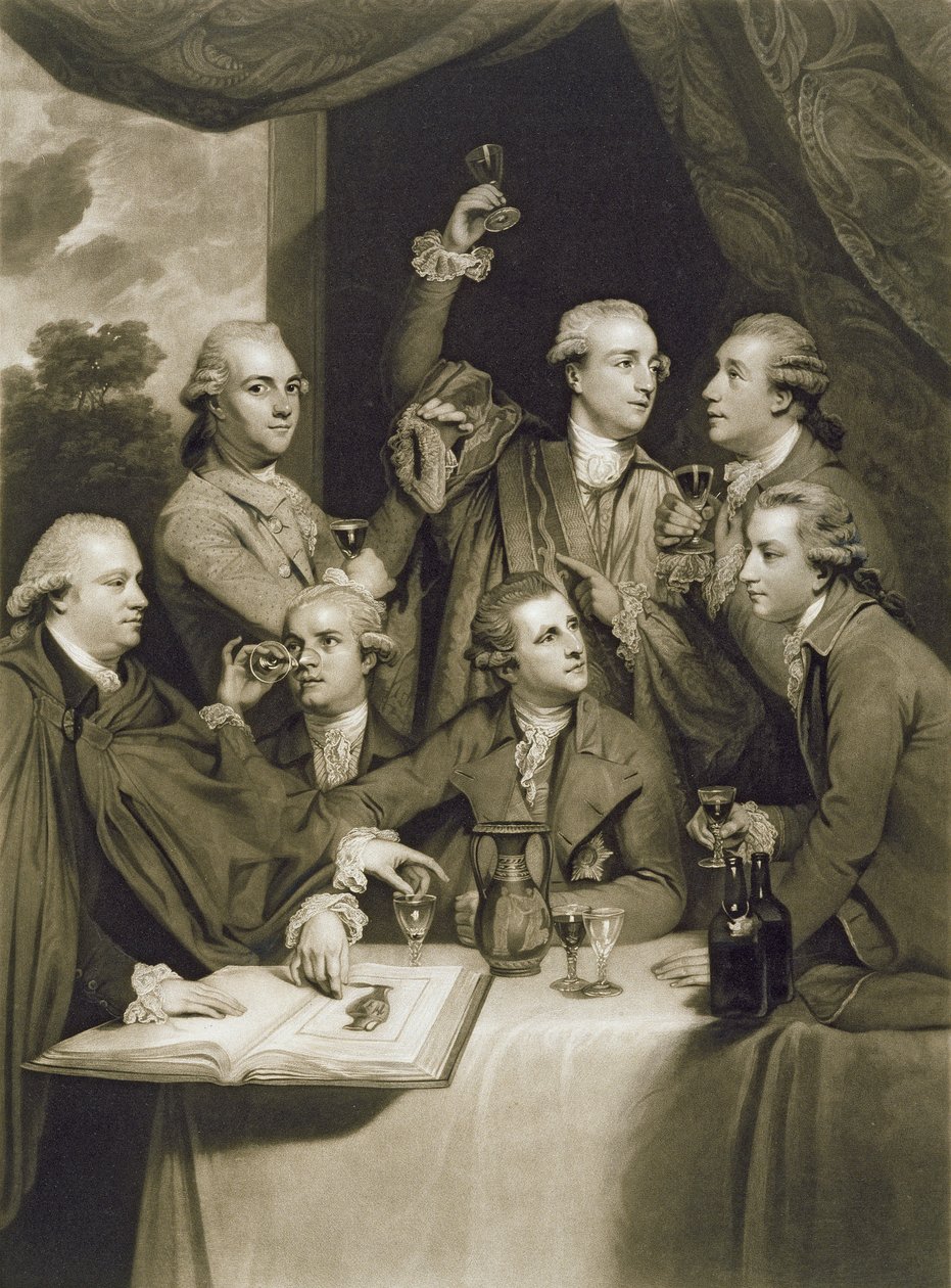 La Società dei Dilettanti, inciso da William Say, 1812 da Joshua Reynolds