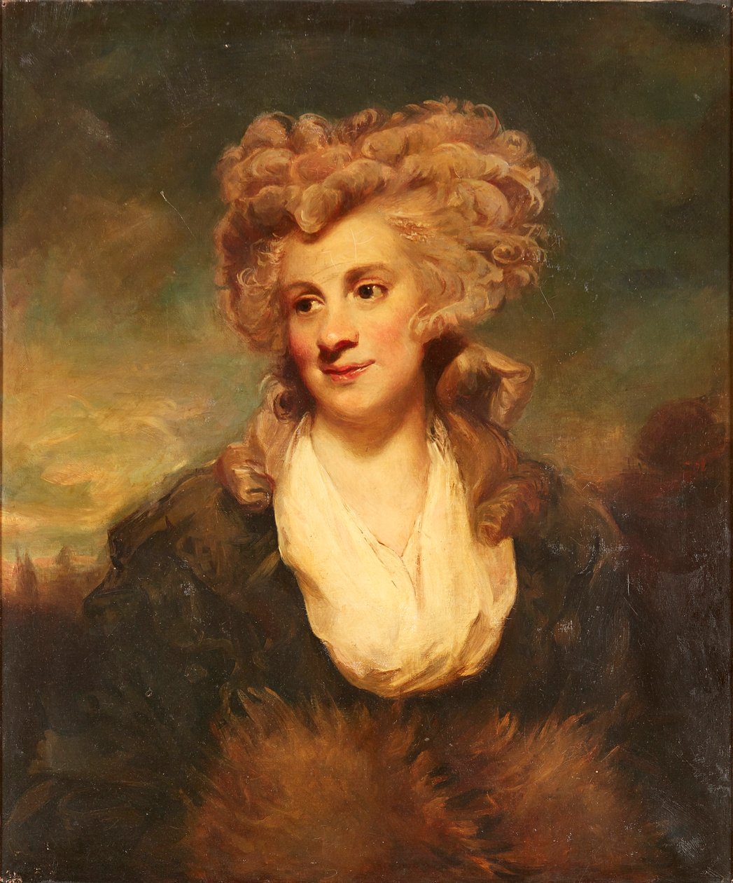 Ritratto a mezzo busto di Lady De Clifford da Joshua (after) Reynolds