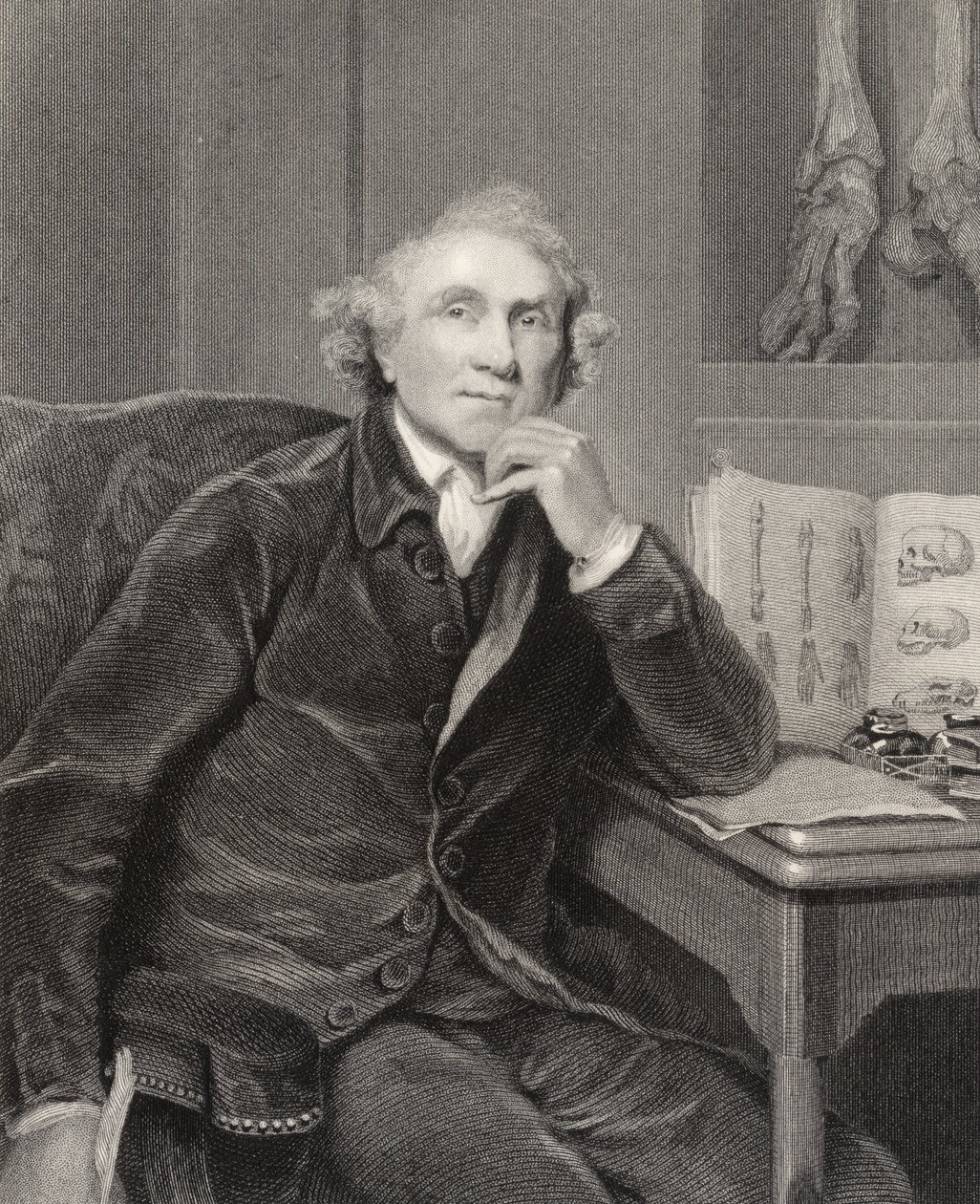 John Hunter, inciso da G.H. Adcock, da 