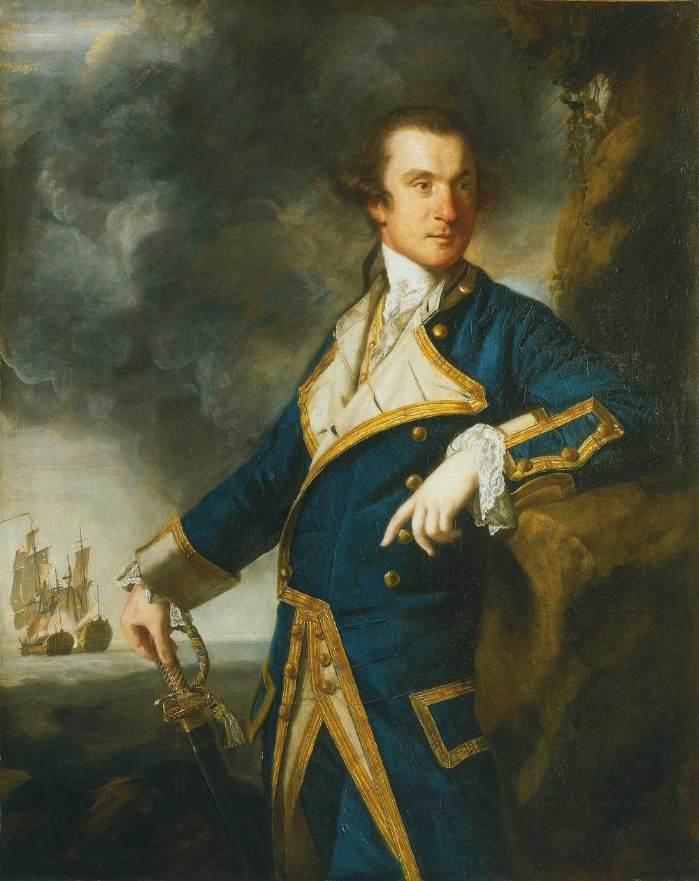Ammiraglio Alexander Hood da Joshua Reynolds