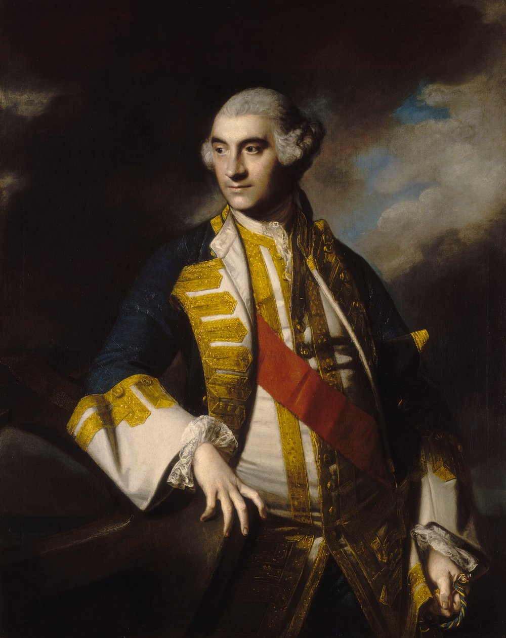 Ammiraglio Sir Charles Saunders (1713-1775), c.1765 da Joshua Reynolds