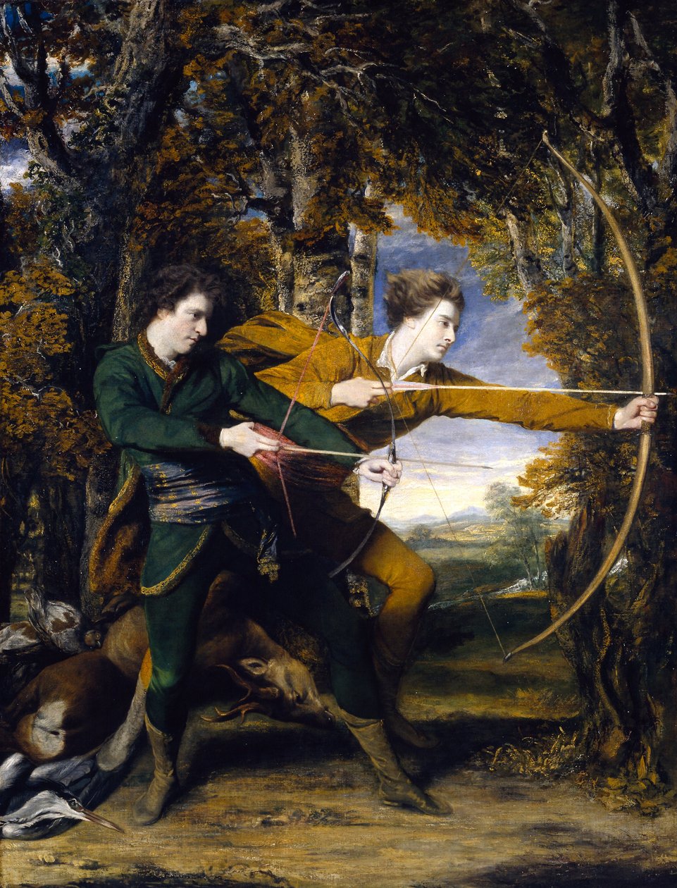Il colonnello Acland e Lord Sydney: gli arcieri da Joshua Reynolds