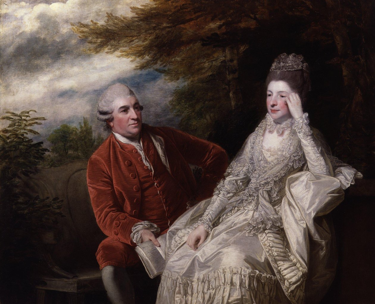 David Garrick; Eva Maria Garrick, nata Veigel da Joshua Reynolds