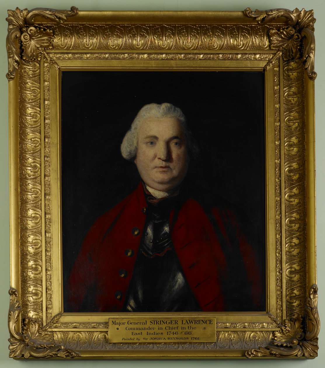 Maggiore Generale Stringer Lawrence (1697-1775), Comandante in Capo nelle Indie Orientali da Joshua Reynolds