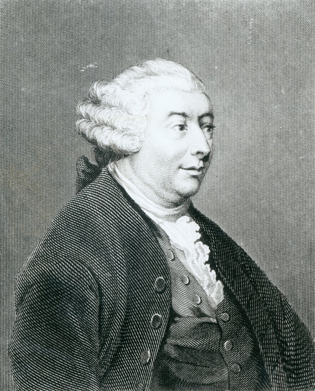 Ritratto di David Hume, inciso da William Henry Worthington da Joshua Reynolds