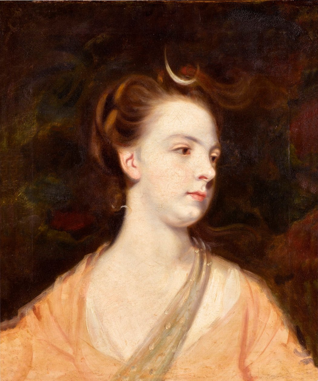 Ritratto di donna come Diana, forse Elizabeth Montagu, duchessa di Manchester (1741-1832) da Joshua Reynolds