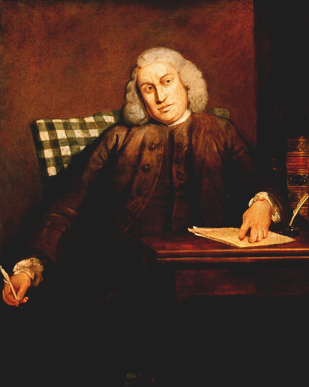 Samuel Johnson, letterato inglese, 1756-1757 da Joshua Reynolds