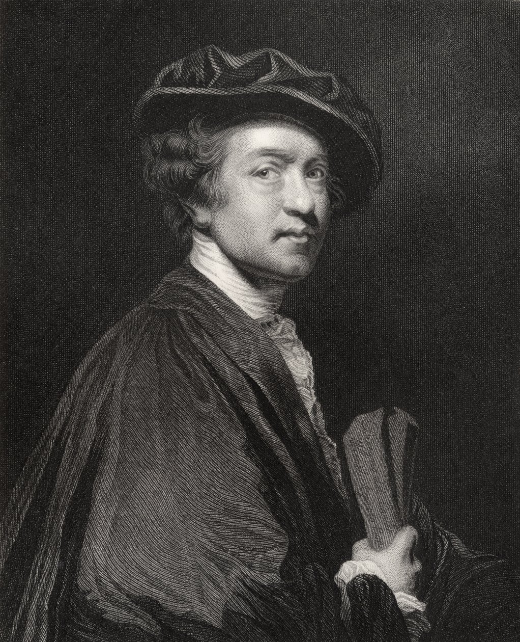 Sir Joshua Reynolds, inciso da J. Cochran, da 