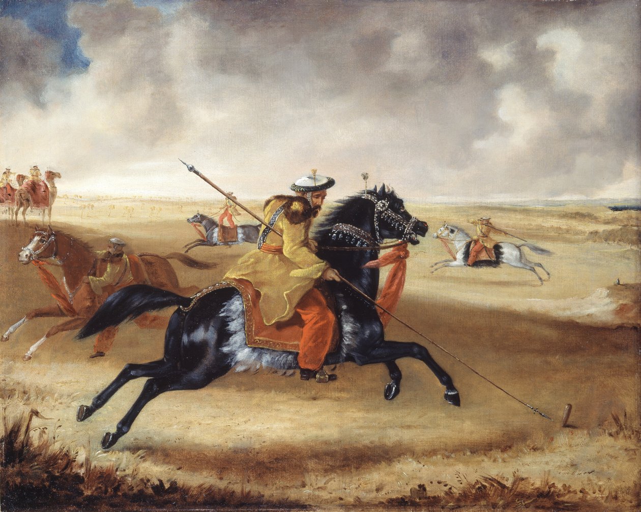 Il cavallo di Skinner in esercizio, c.1840 da Joshua Reynolds