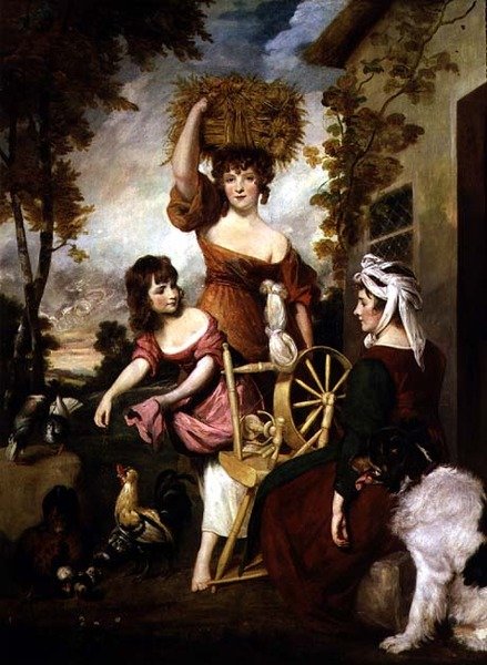 I Contadini, La Famiglia Machil, 1788 da Joshua Reynolds