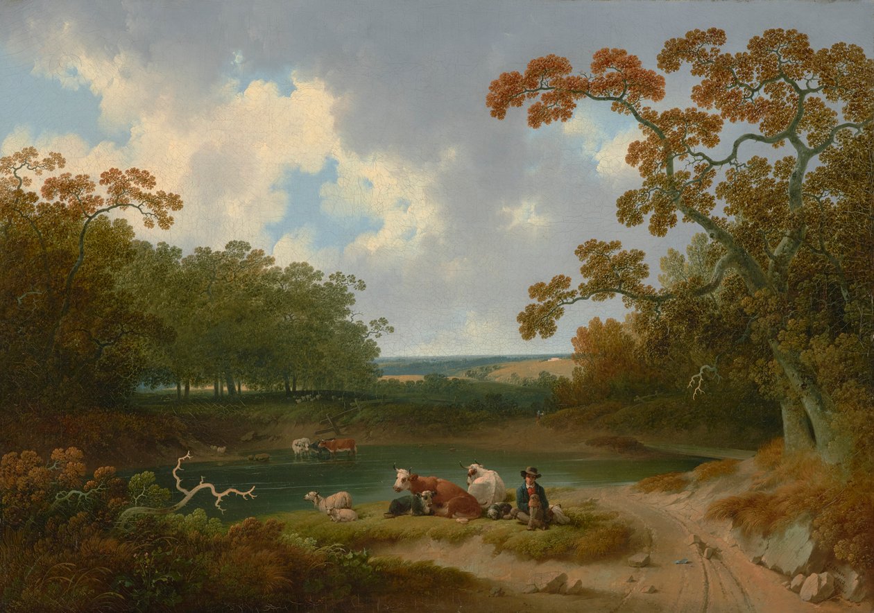Veduta della campagna della Pennsylvania (1823) da Joshua Shaw
