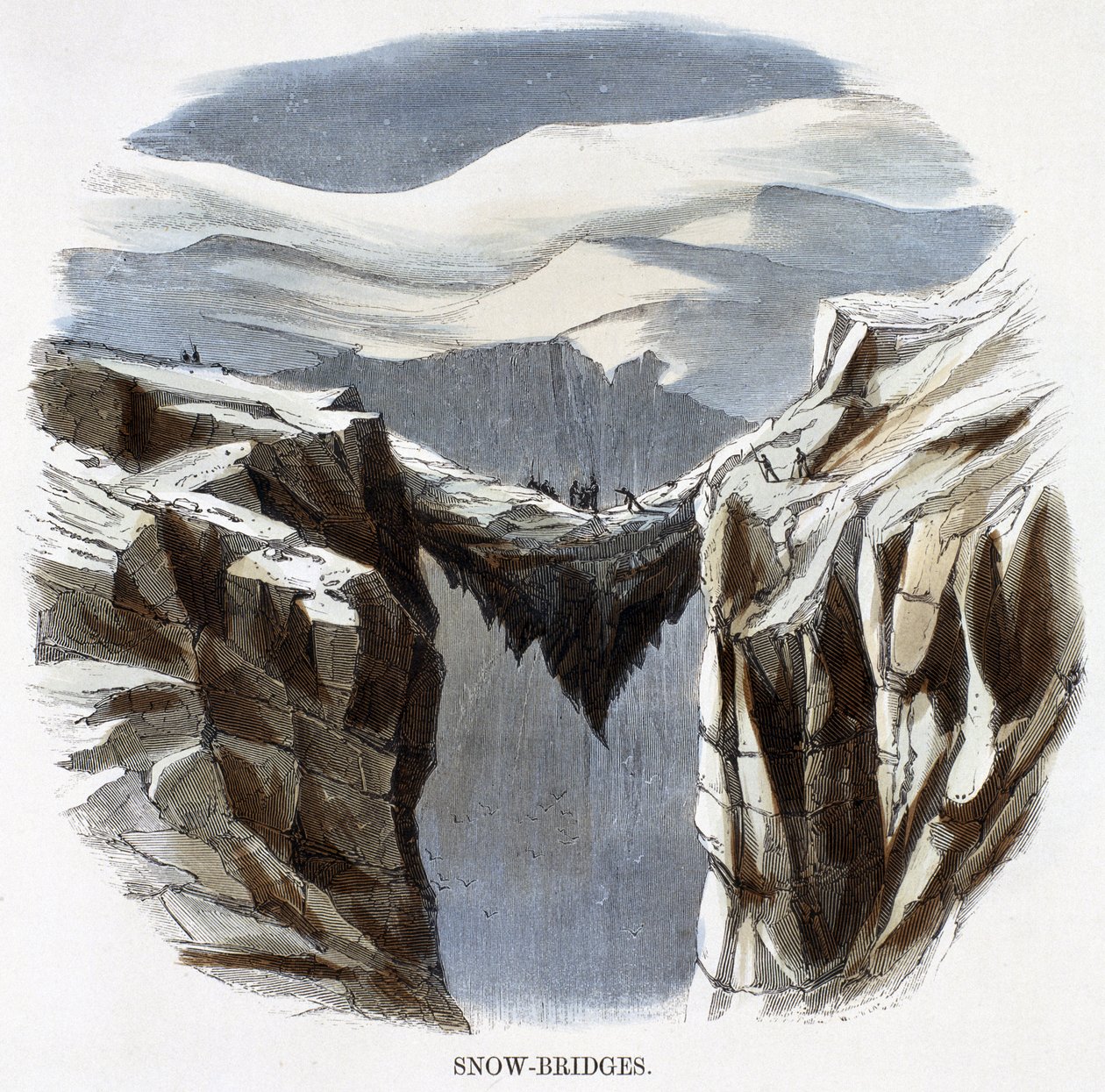 Ponti di Neve, da Fenomeni della Natura, 1849 da Josiah Wood Whymper