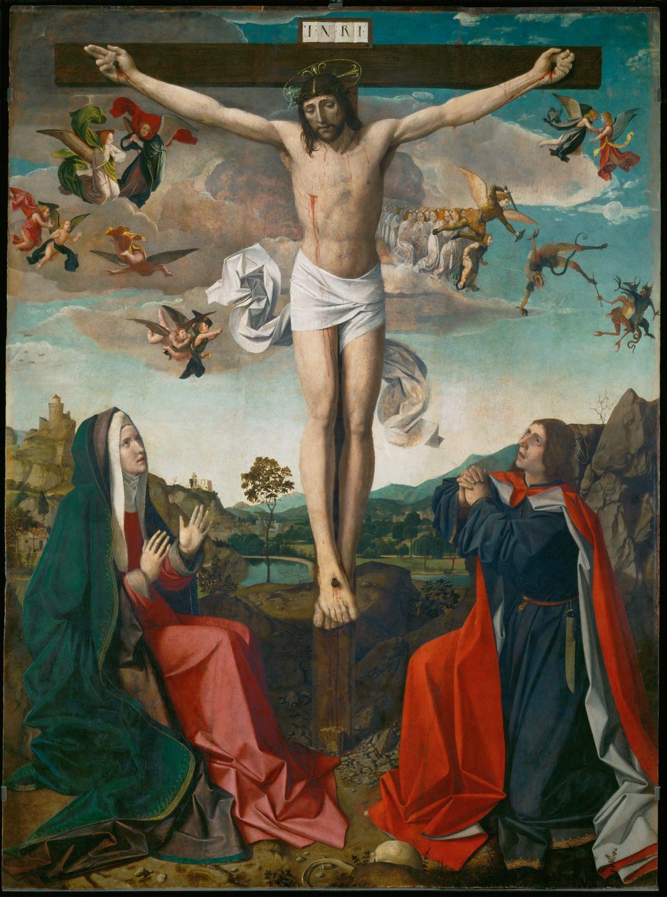 Calvario, dettaglio da Josse (fl.1493-1508) Lieferinxe