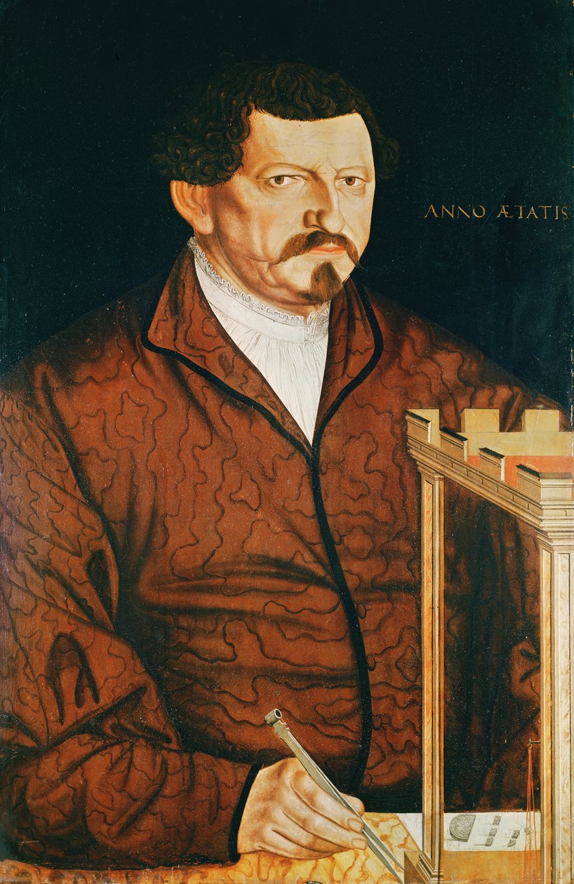 Ritratto di un fabbricante di medaglioni da Jost Amman