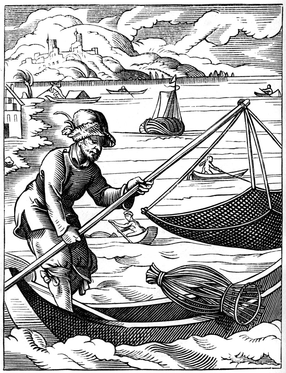 Pescatore, XVI secolo 1849 da Jost Amman