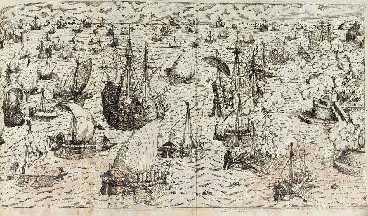 Illustrazione dal Kriegsbuch di Leonhard Fronsperger, 1571 da Jost Amman