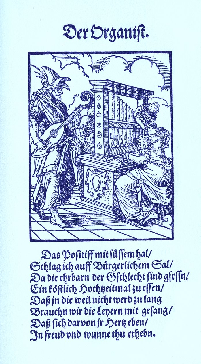 Organista da Jost Amman