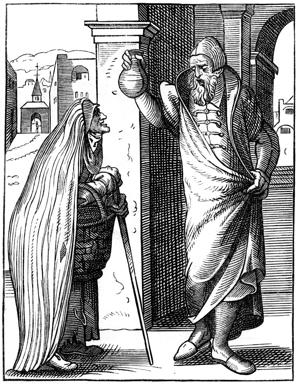 Medico, XVI secolo, 1849 da Jost Amman