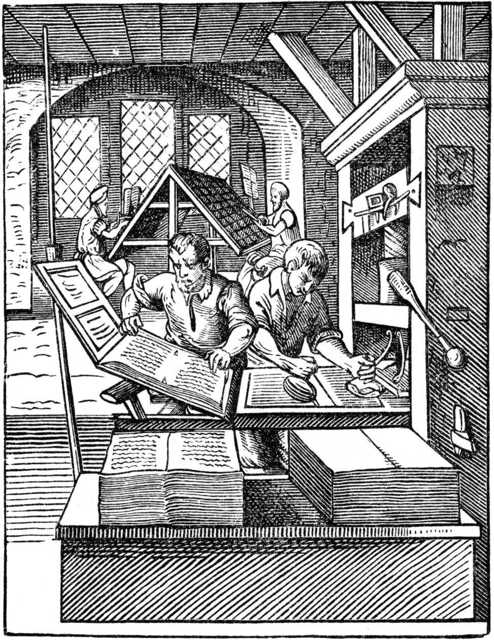 La Tipografia, 1568 da Jost Amman