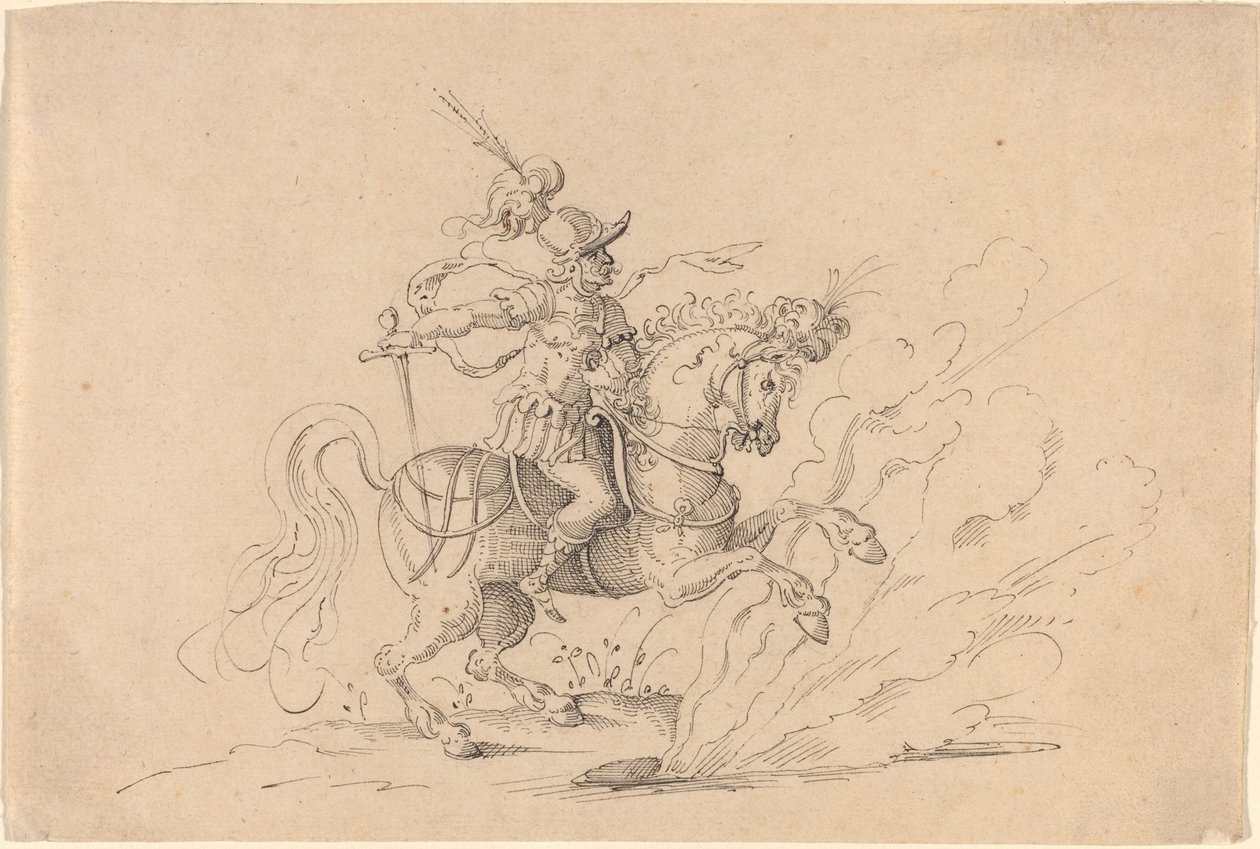 Il Sacrificio di Marco Curzio da Jost Amman