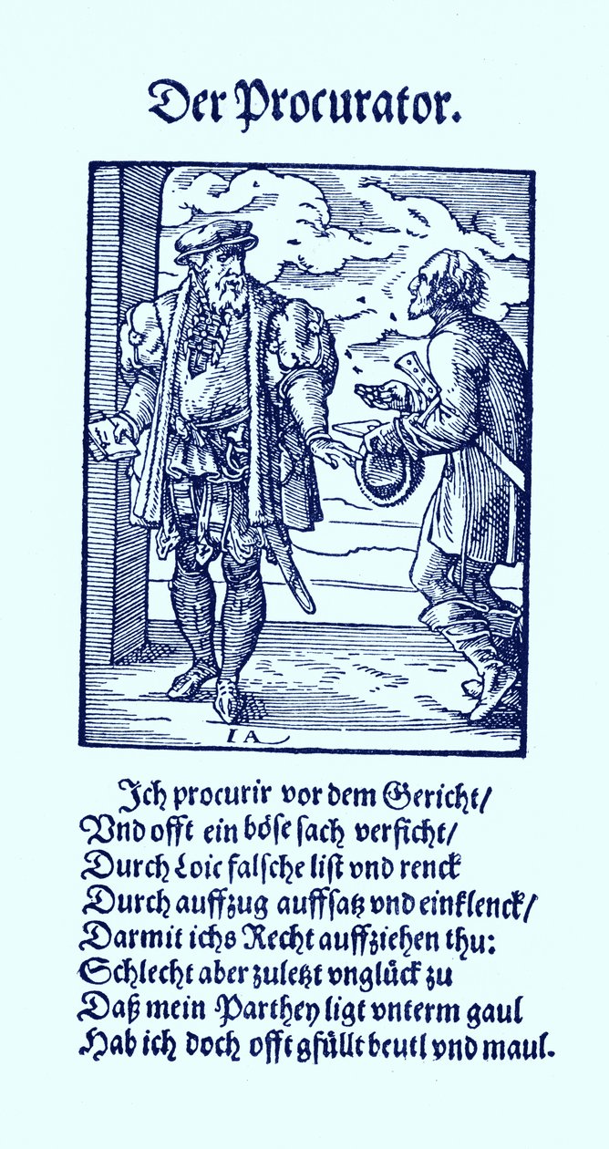Il procuratore da Jost Amman