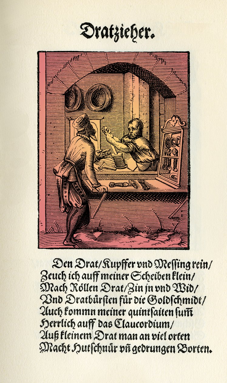Lavoratore di fili da Jost Amman