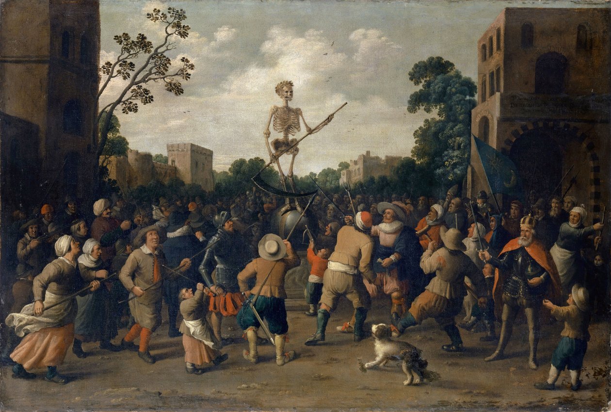La lotta contro la morte, 1625 da Jost Cornelisz Droochsloot