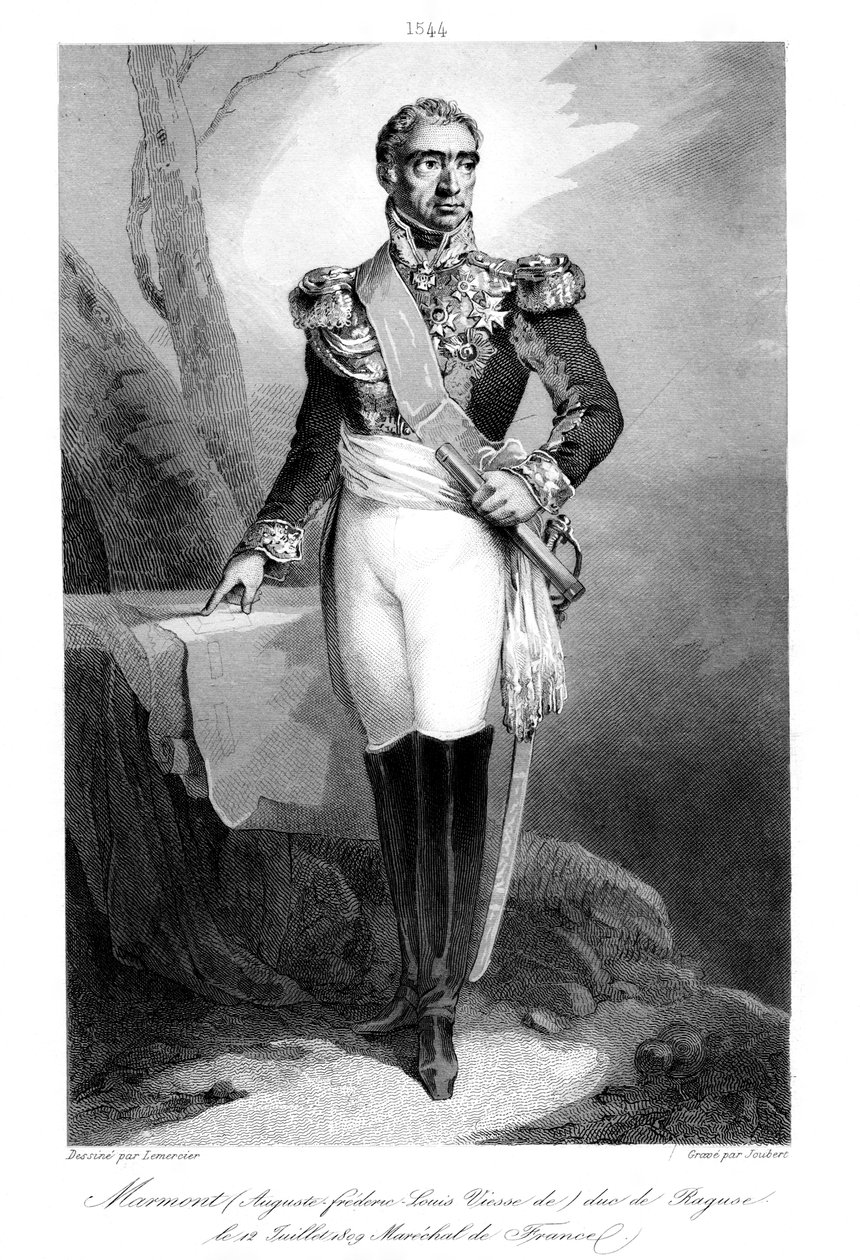 Auguste Frederic Louis Viesse de Marmont, Duca di Ragusa e Maresciallo di Francia da Joubert