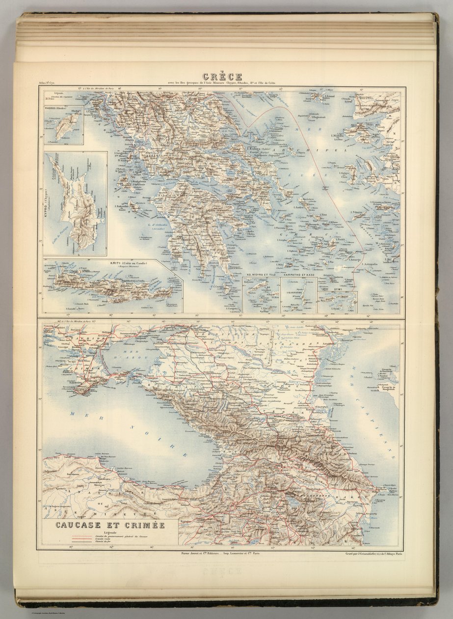 Jouvet et Cie. Grecia. Caucaso e Crimea da Jouvet et Cie