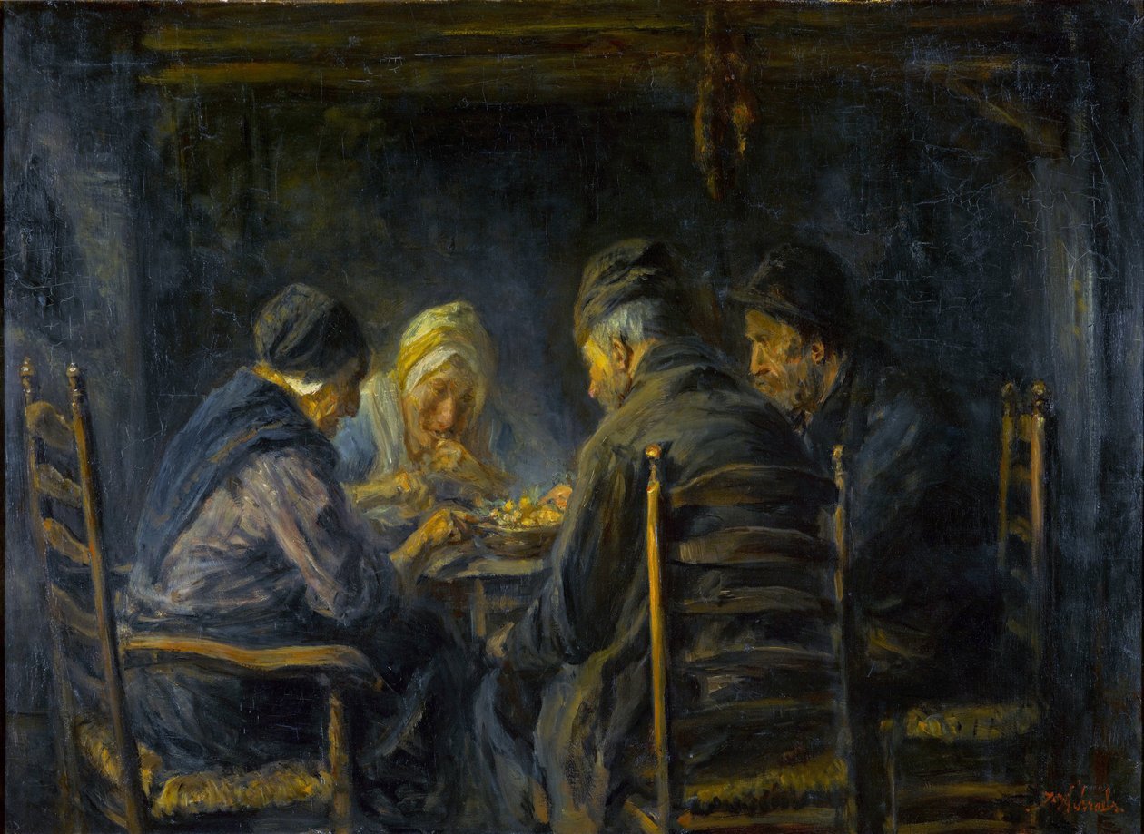 I mangiatori di patate da Jozef  Israels