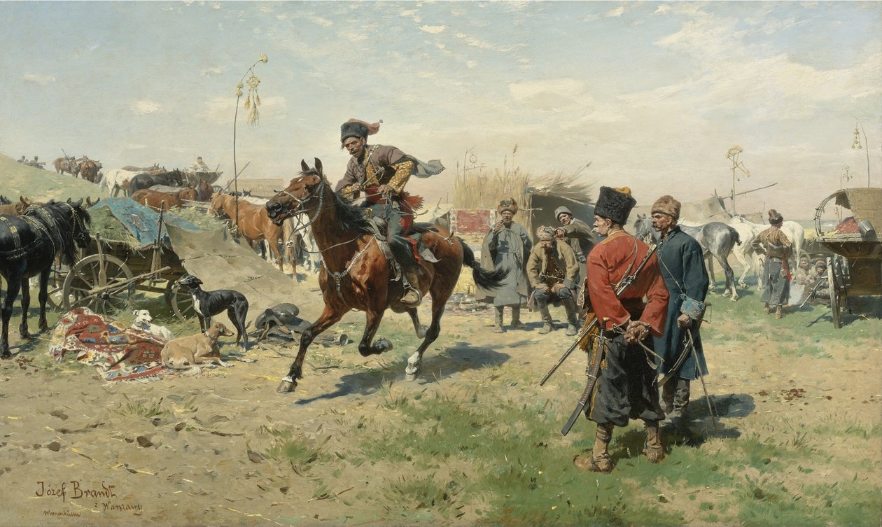 I cosacchi zaporoghi da Jozef Brandt
