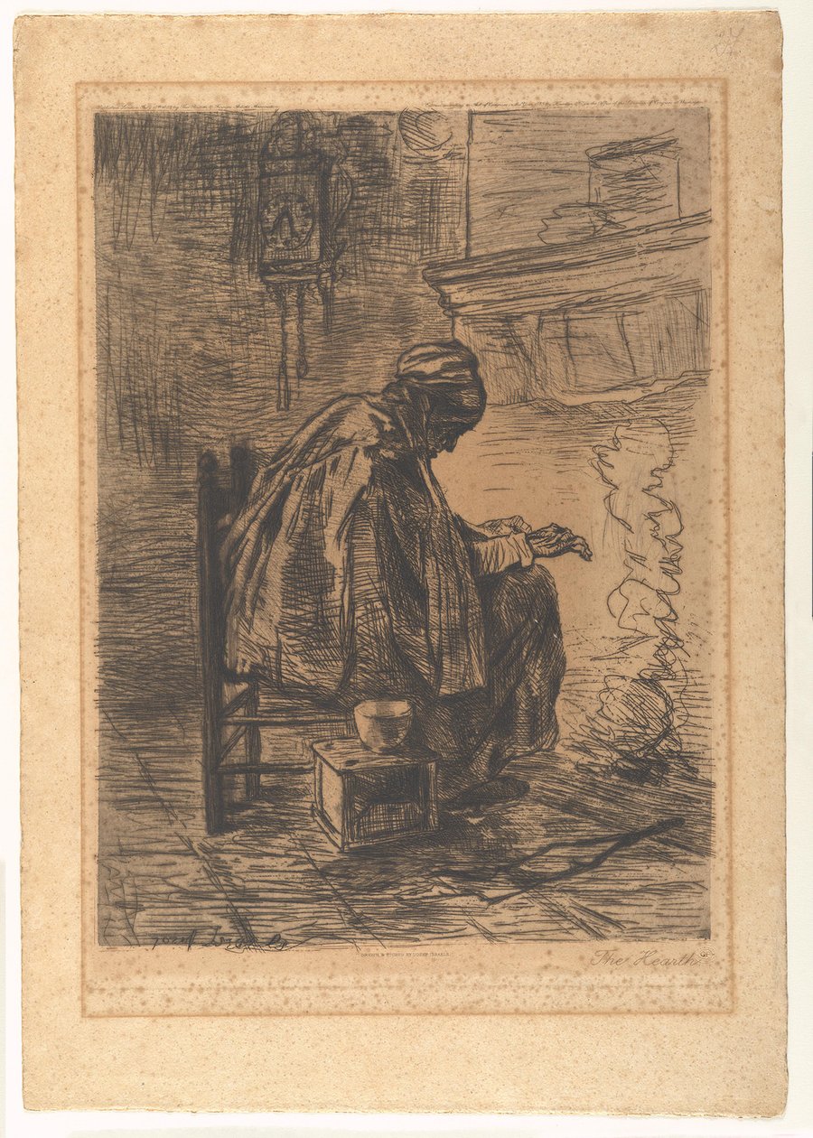 Il focolare da Jozef Israëls