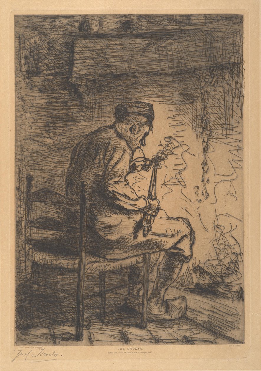 Il fumatore da Jozef Israëls