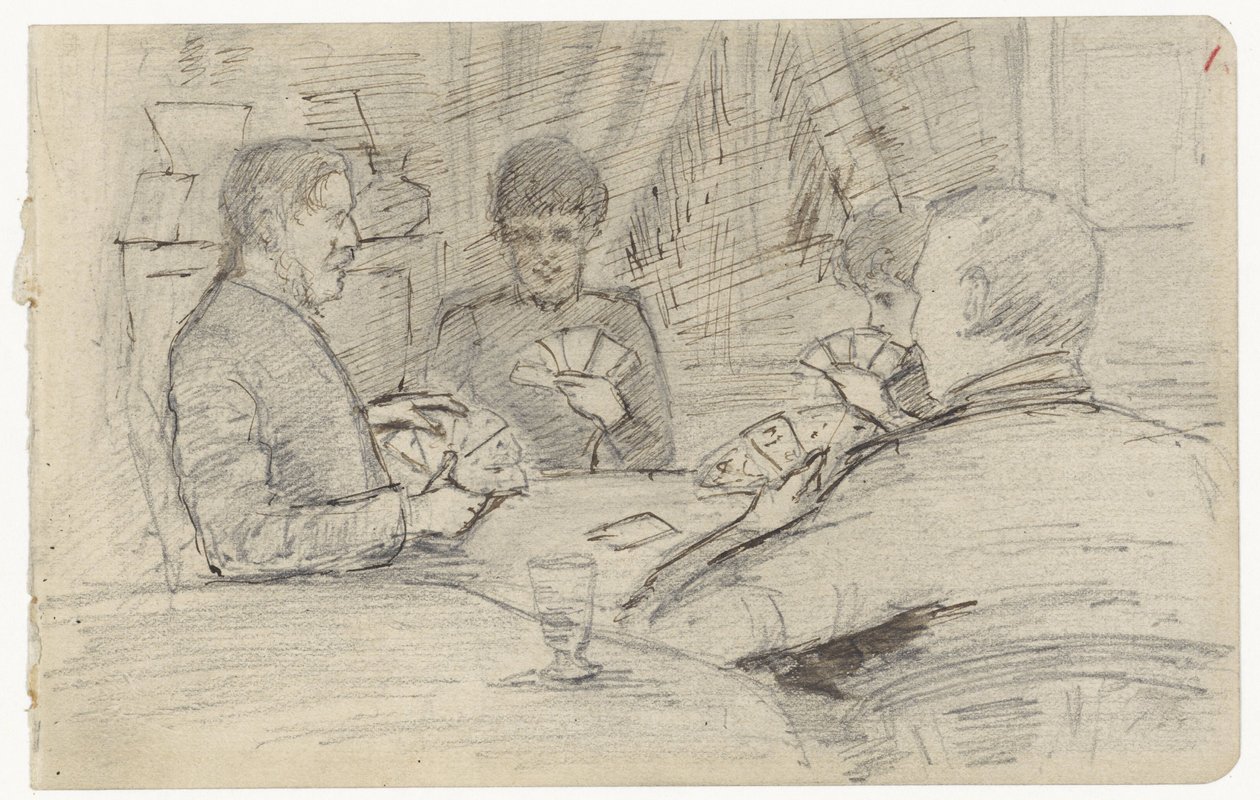 Giocatori di carte da Jozef Israëls