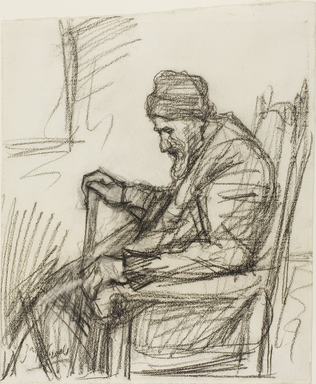 Vecchio seduto da Jozef Israëls