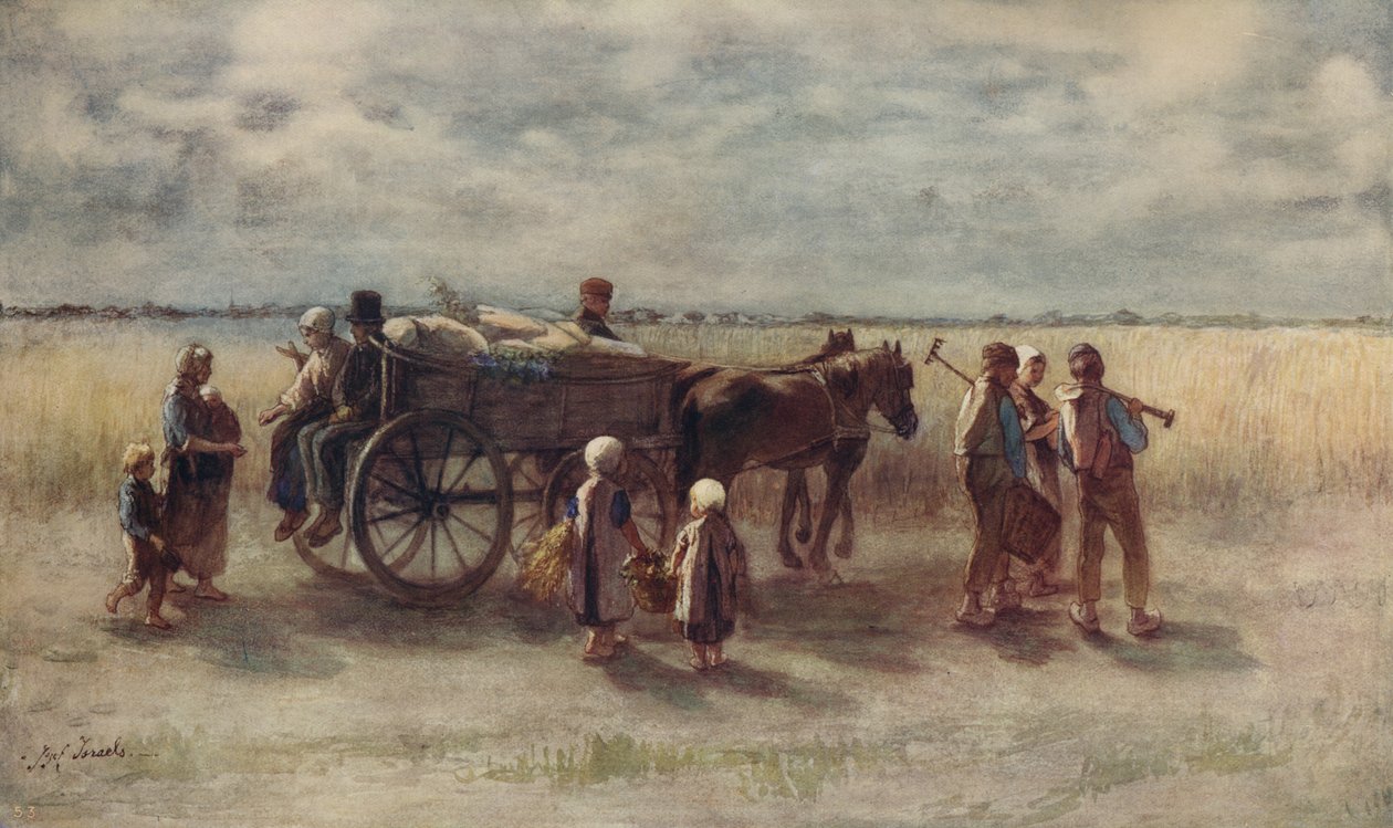 Raccolta delle patate, 1844, c1915 da Jozef Israëls
