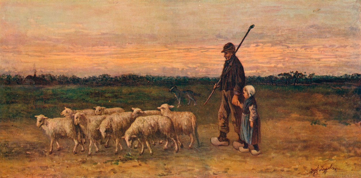 Il ritorno del gregge, c1899 da Jozef Israëls