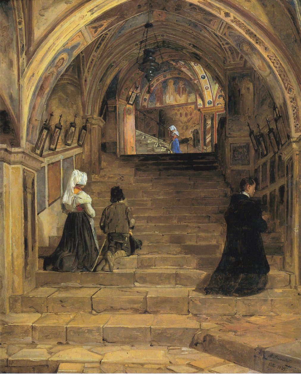 La Scala Santa at the Monastery San Benedetto near Subiaco da Jørgen Roed