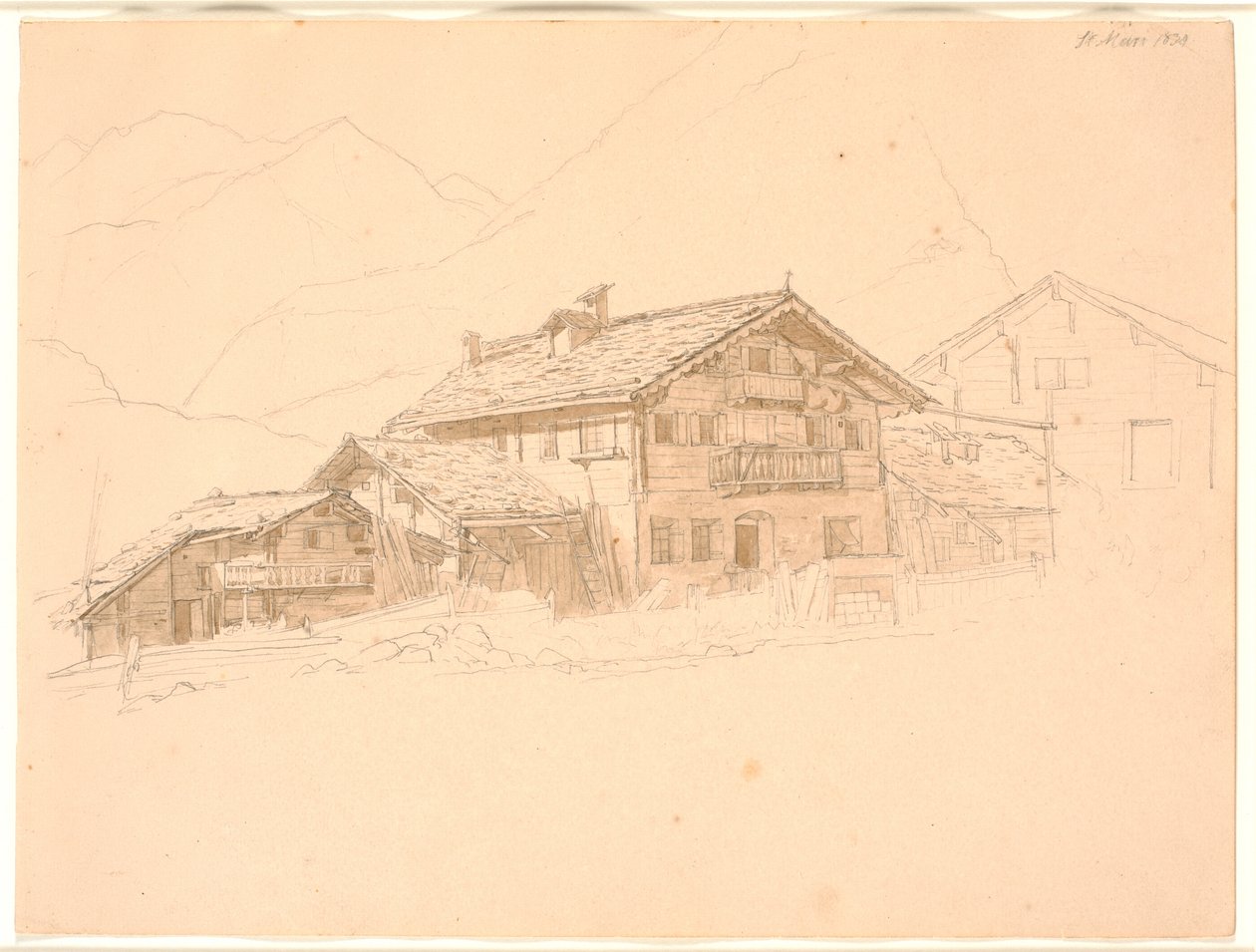 Casa contadina in Tirolo. Santa Maria da Jørgen V. Sonne