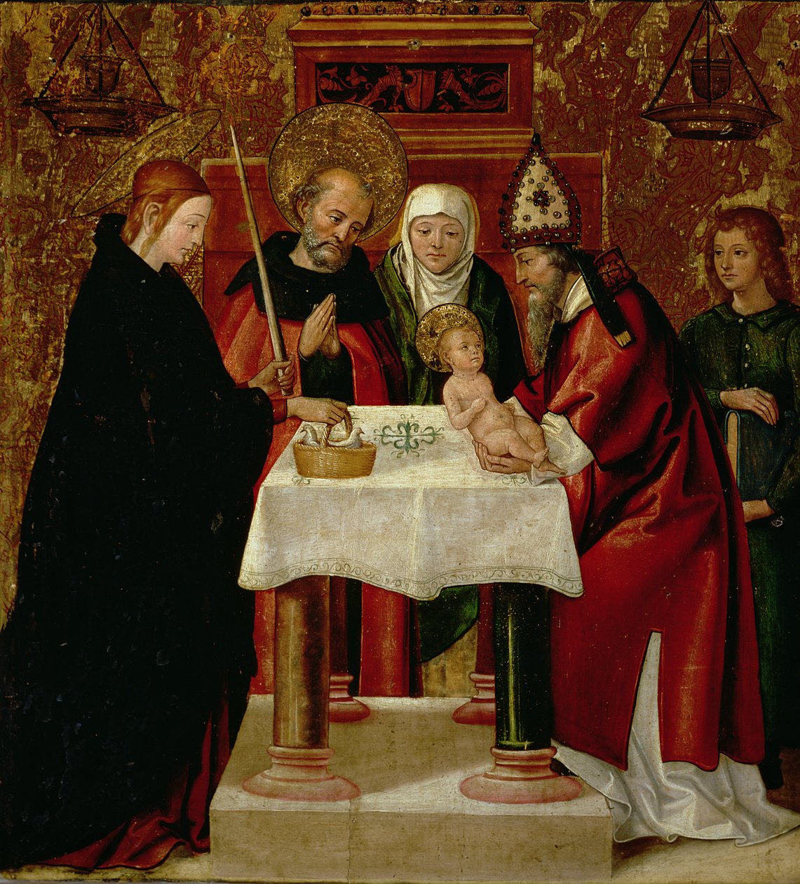 La circoncisione e la presentazione al tempio, c.1535 da Juan de Borgoña