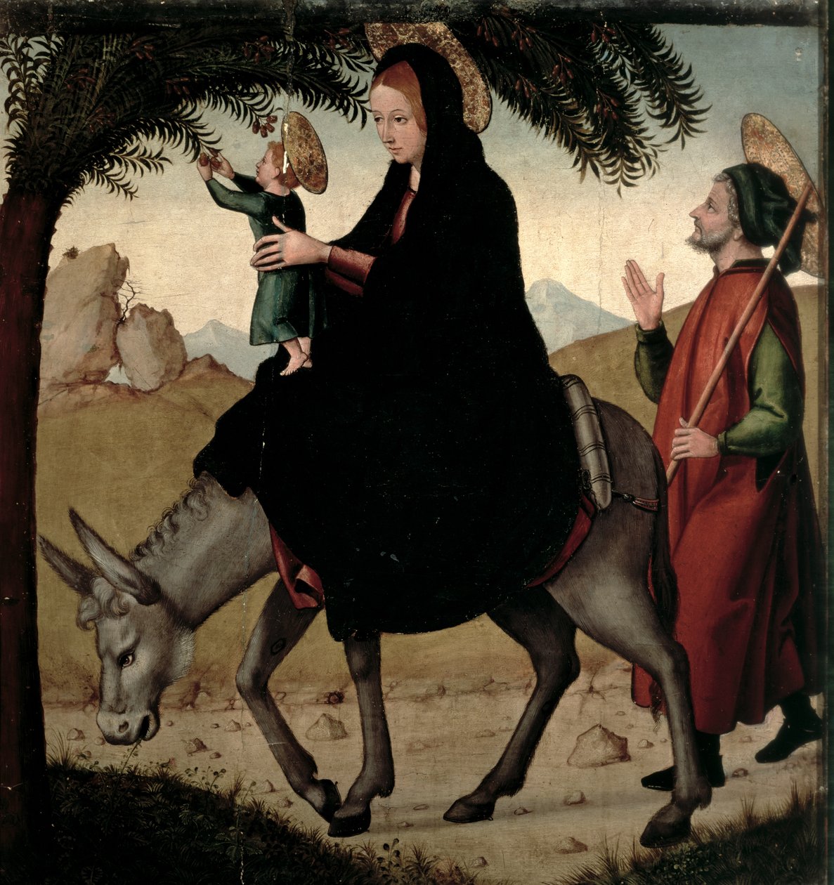 La fuga in Egitto da Juan de Borgoña